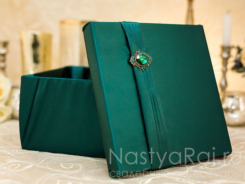 Фото. Коробка для конвертов "Изумруд".