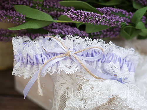 Подвязка невесты "Прованс"