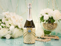 Украшение шампанского "Восточная сказка".. Фото 000.