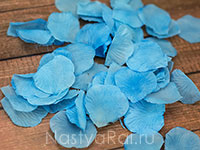 Голубые лепестки роз, 300 шт. Фото 000.