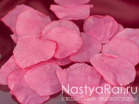 Розовые лепестки роз, 300 шт. Фото 000.