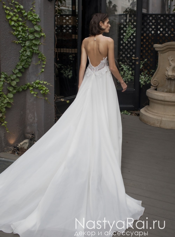 Фото. Свадебное платье с жемчугом RIKI DALAL RD-206.