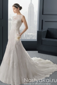 Кружевное свадебное платье-русалка ROSA CLARA 7A88. Фото 000.