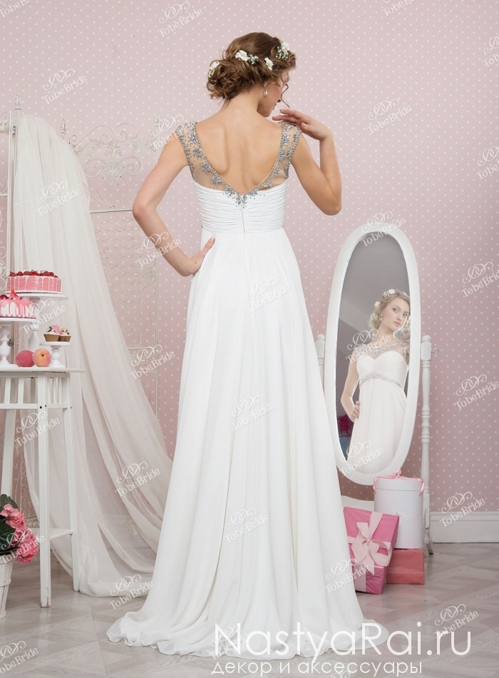 Фото. Свадебное платье в греческом стиле MC0109B.