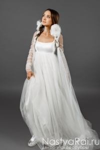 Свадебное платье для беременных RB006. Фото 000.