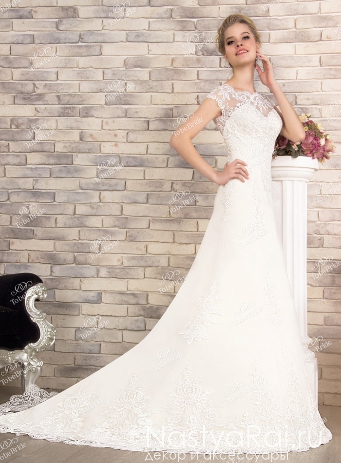 Фото. Вышитое свадебное платье SL0177.
